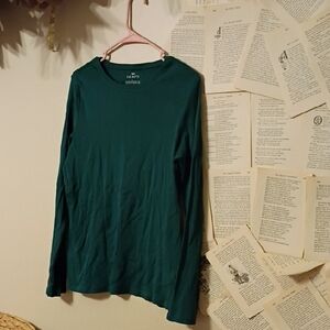 Talbots 100% Pima Cotton Long Sleeved Tee